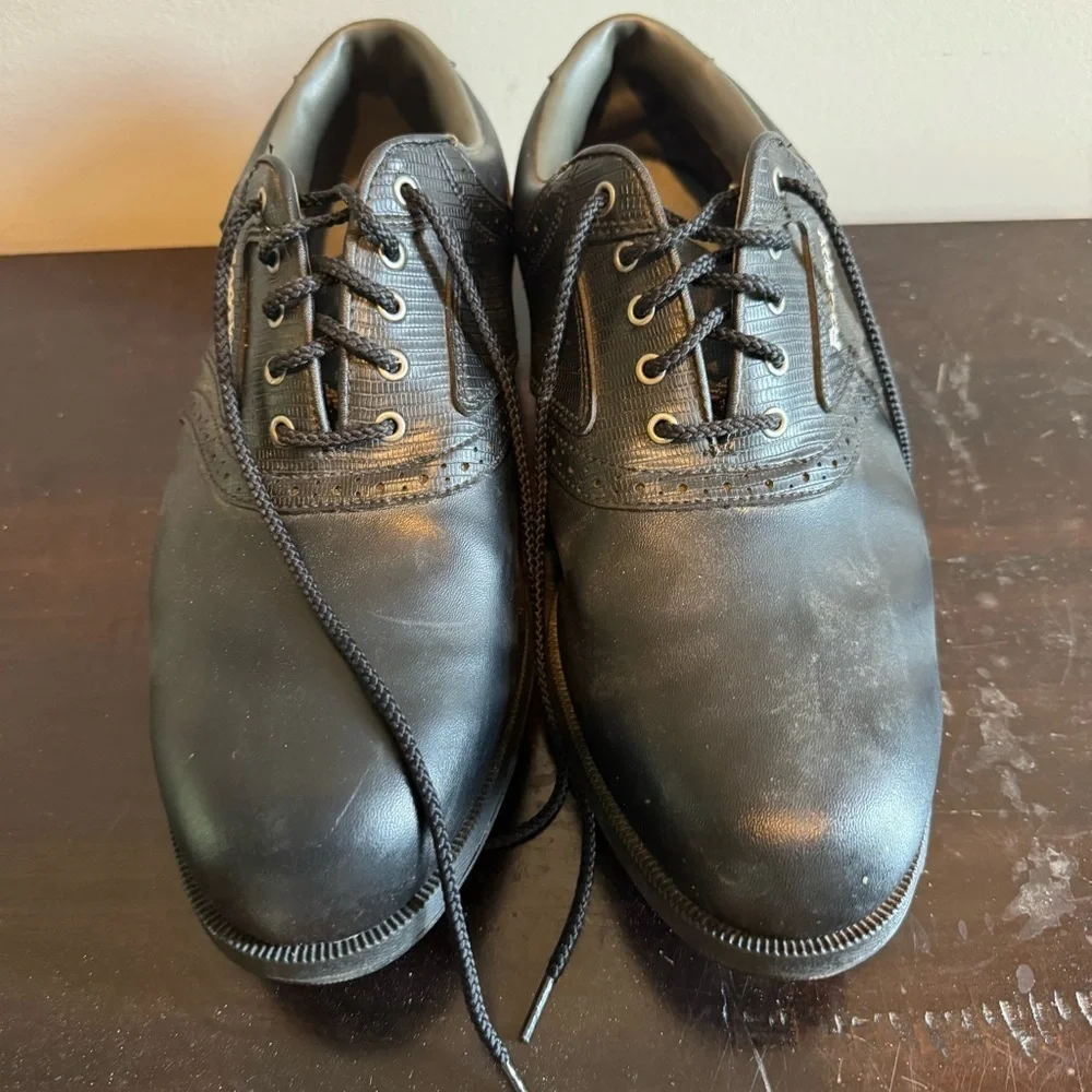 FootJoy Greenjoy Black Golf Shoes Classic Design